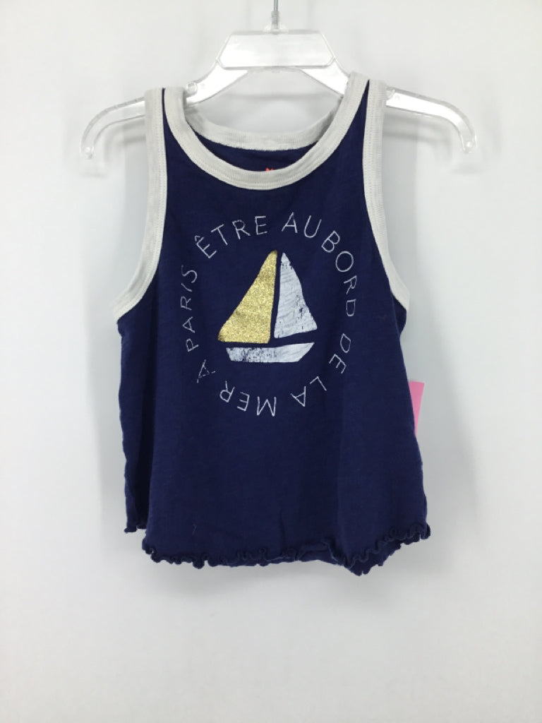 Crewcuts Child Size 6 Navy Tank top - girls