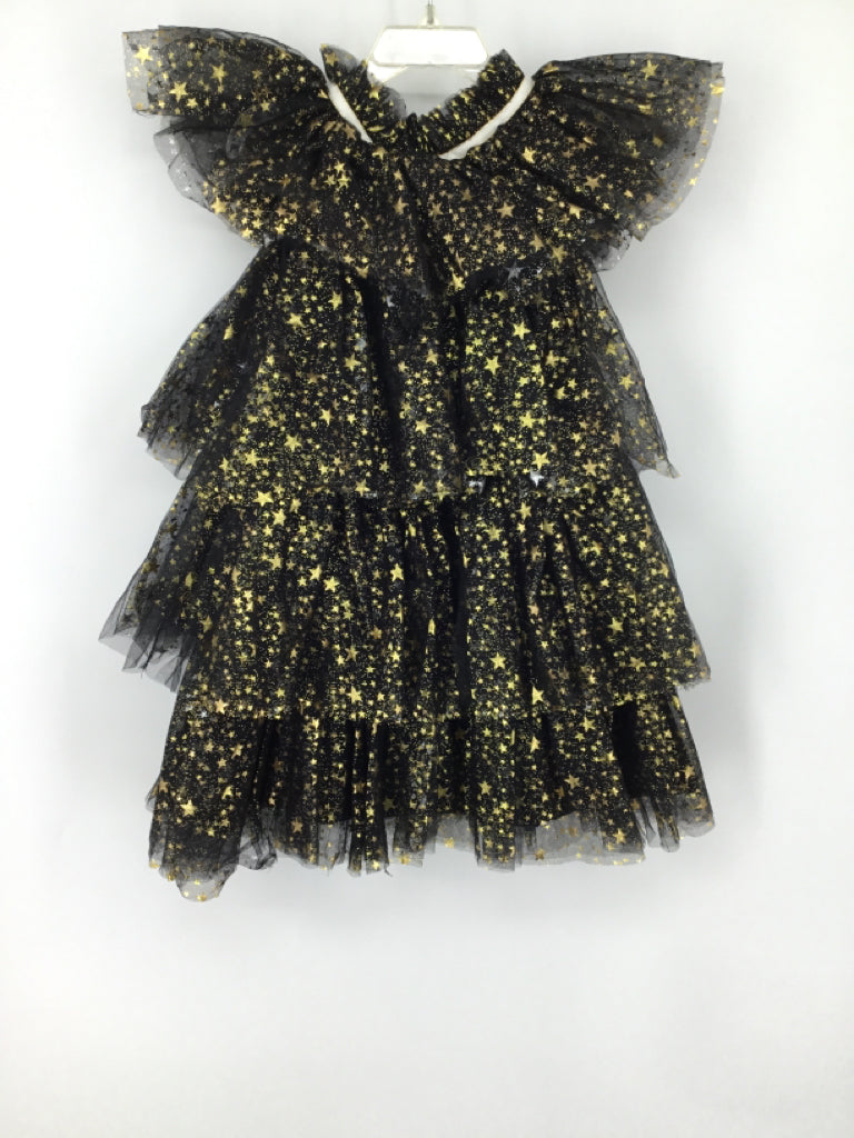 Lola & the Boys Child Size 6 Gold Dress - girls