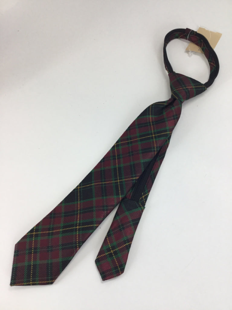 Cat & Jack Child Size M Multi-Color Plaid Tie