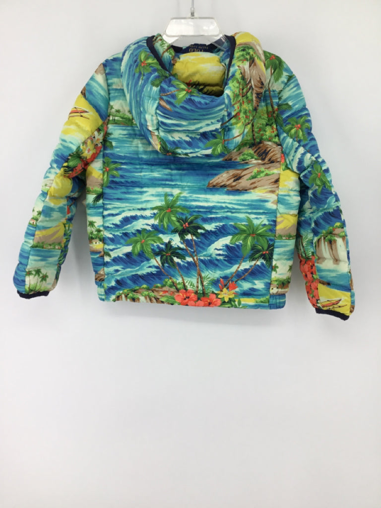 Ralph Lauren Child Size 5 Blue Print Outerwear - boys