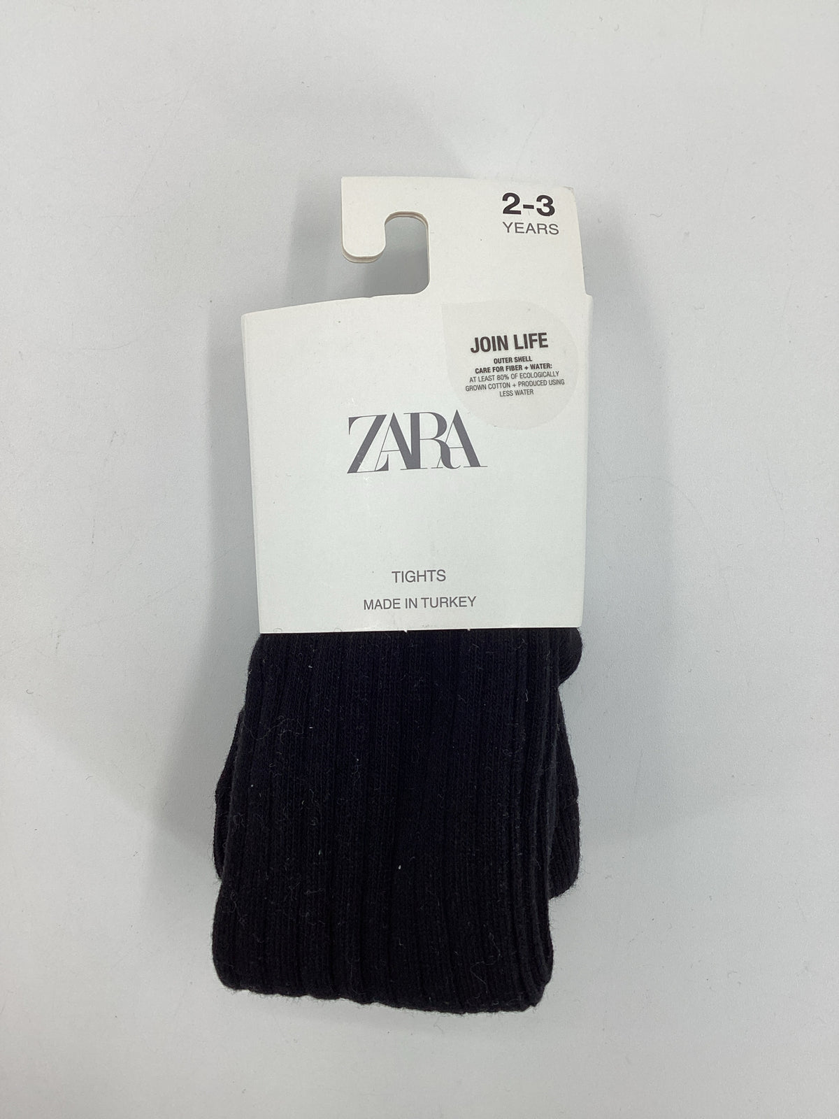 Zara Child Size 2 Black Tights - girls