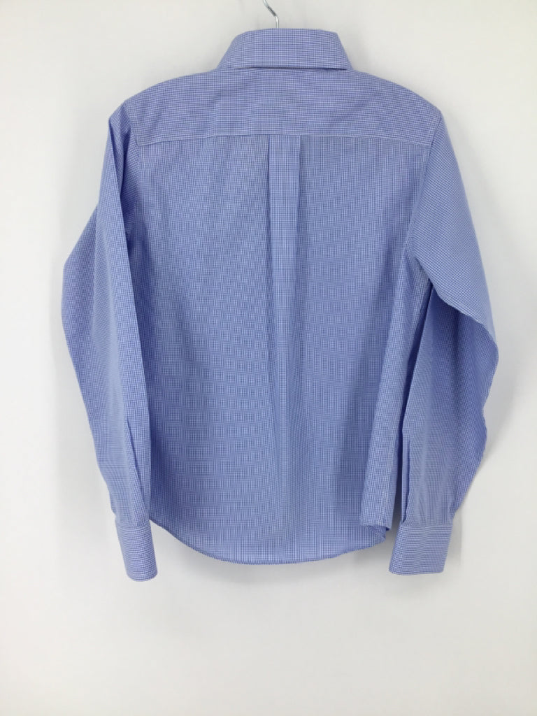 Class Club Child Size 10 Blue Checkered Shirt - boys
