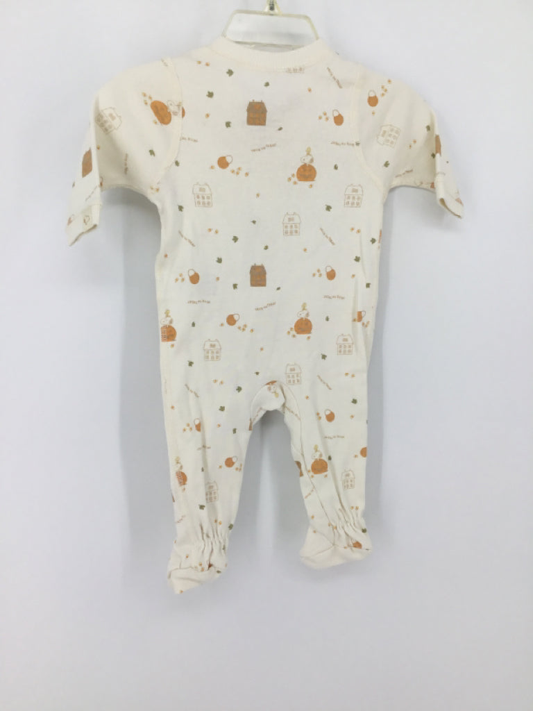 Little Snoopy Child Size Newborn Cream Halloween Sleeper