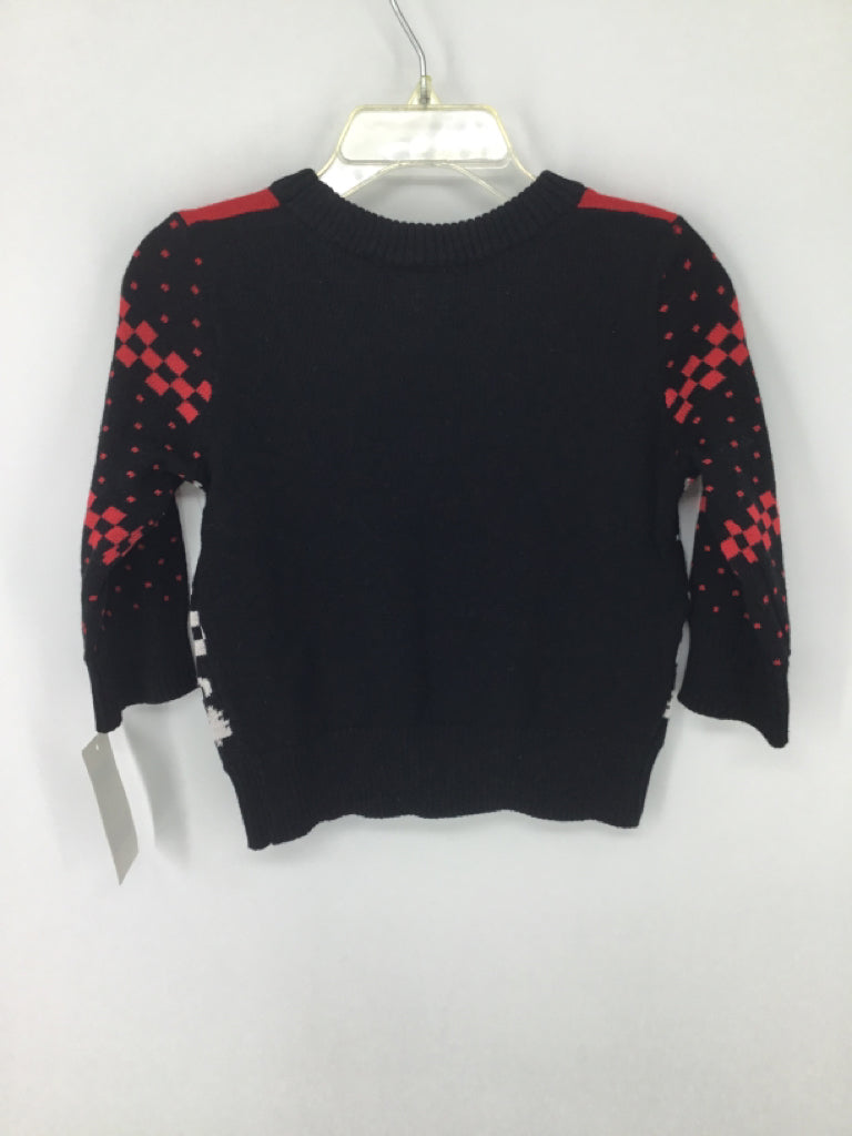 Disney Child Size 12 Months Black Christmas Sweater