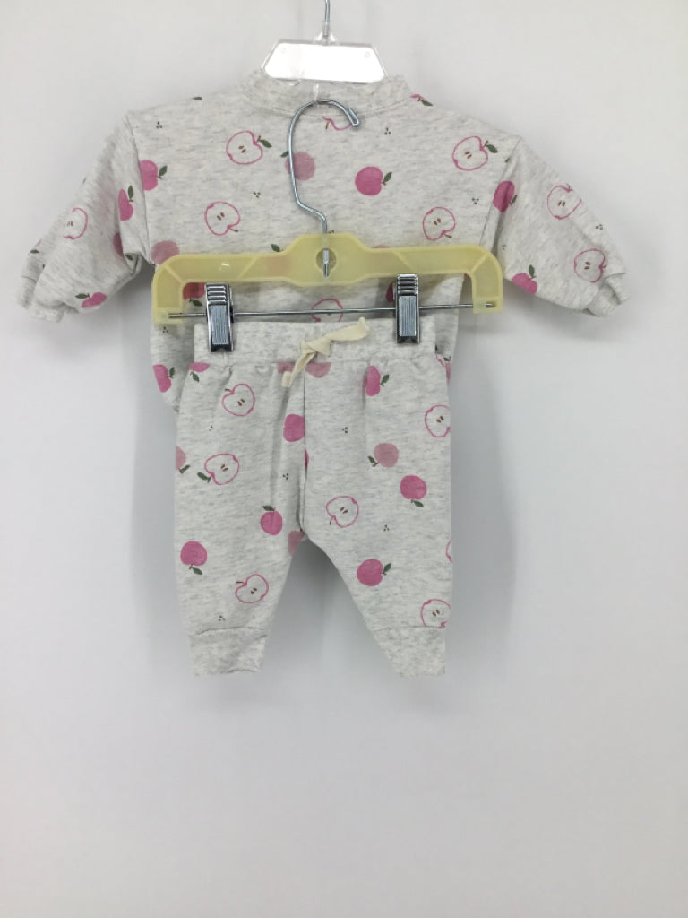 Just One You Made by Carters Child Size 3 Months Gray Outfit - girls