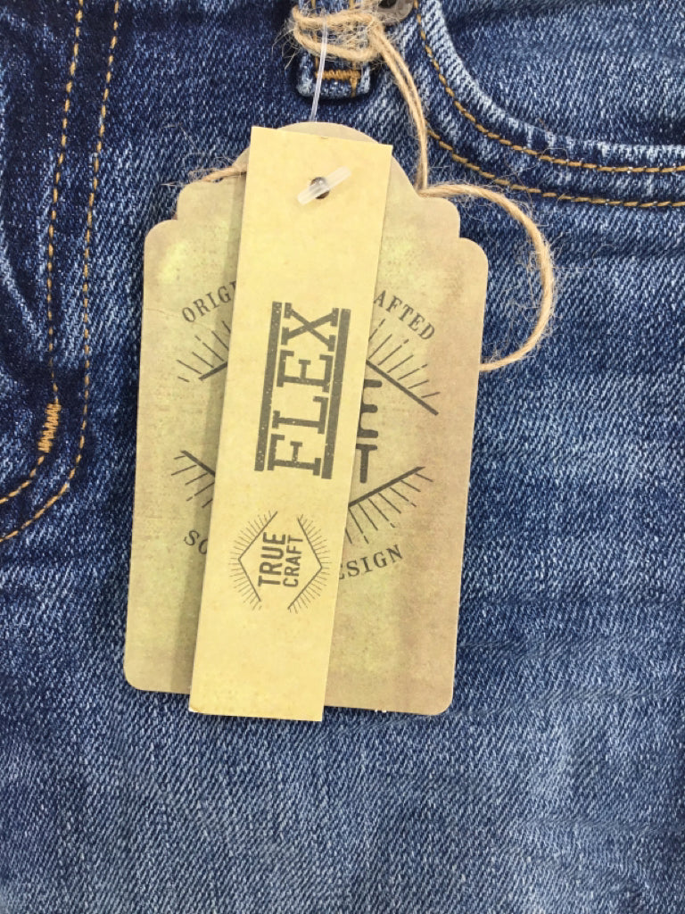 True Craft Child Size 4 Blue Solid Jeans - boys