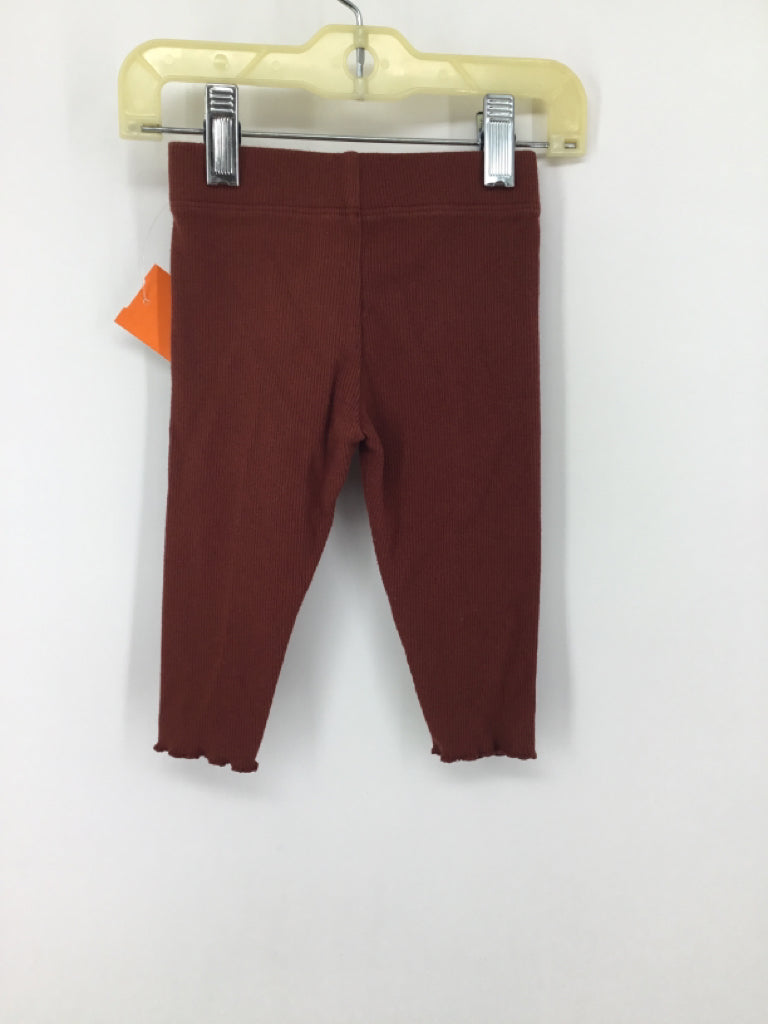Little Co Child Size 9 Months Brown Pants - girls