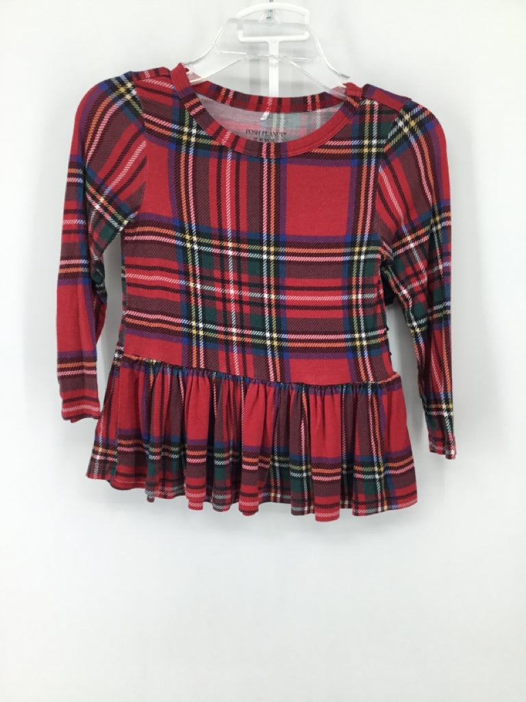 Posh Peanut Child Size 12-18 Months Red Outfit - girls