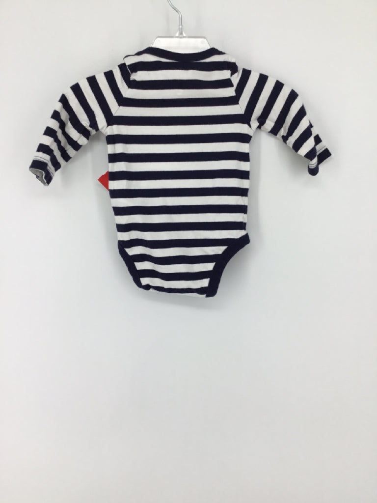 Baby Gap Child Size 3-6 Months Navy Onesie