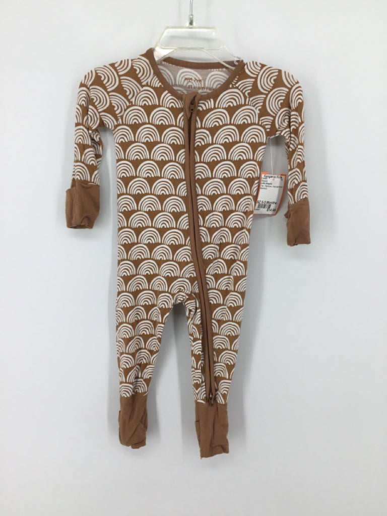 Little Sleepies Child Size 0-3 Months Tan Sleepers
