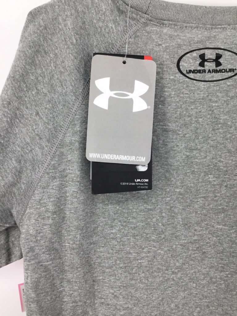 Under Armour Child Size 6 Gray screen printed T-shirt - boys