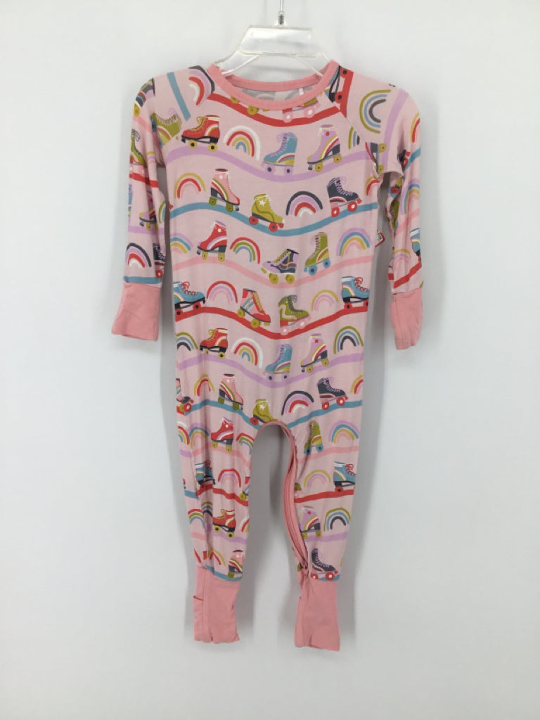Little Sleepies Child Size 6-12 Months Pink Outfit - girls