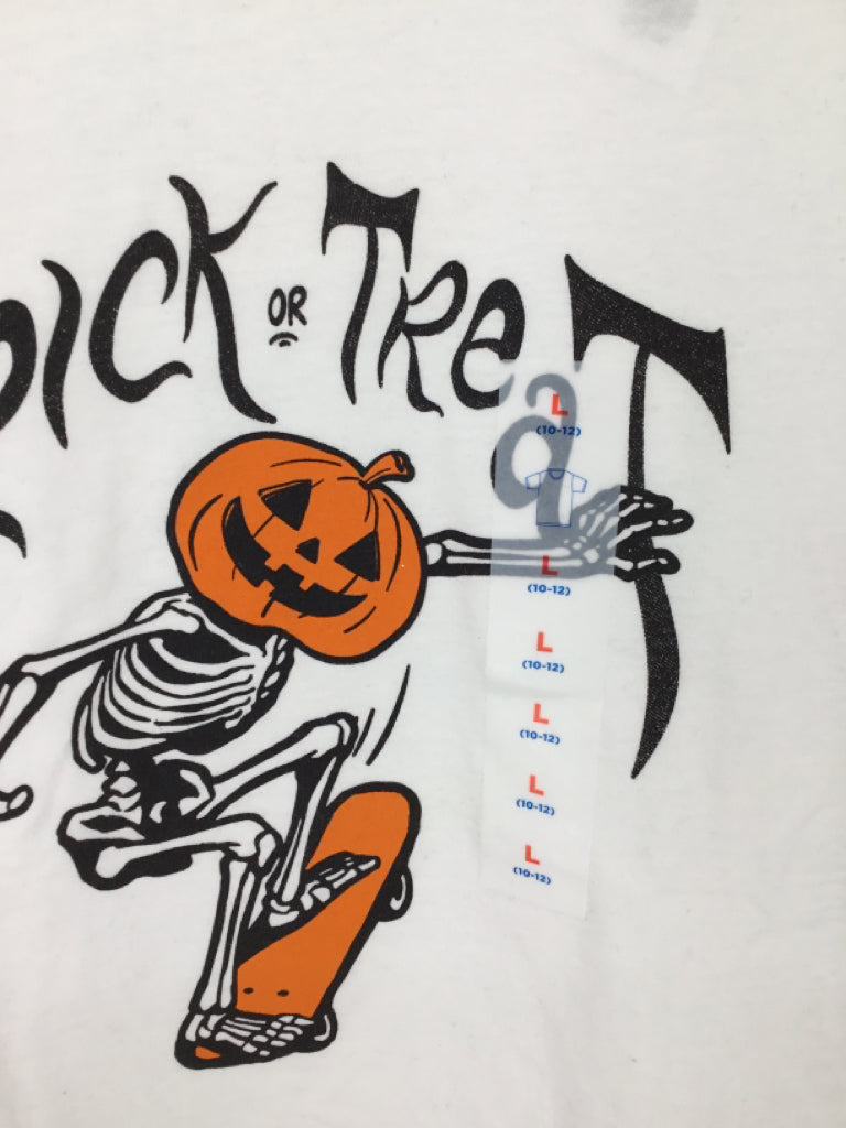 Old Navy Child Size 10 White Halloween T-Shirt