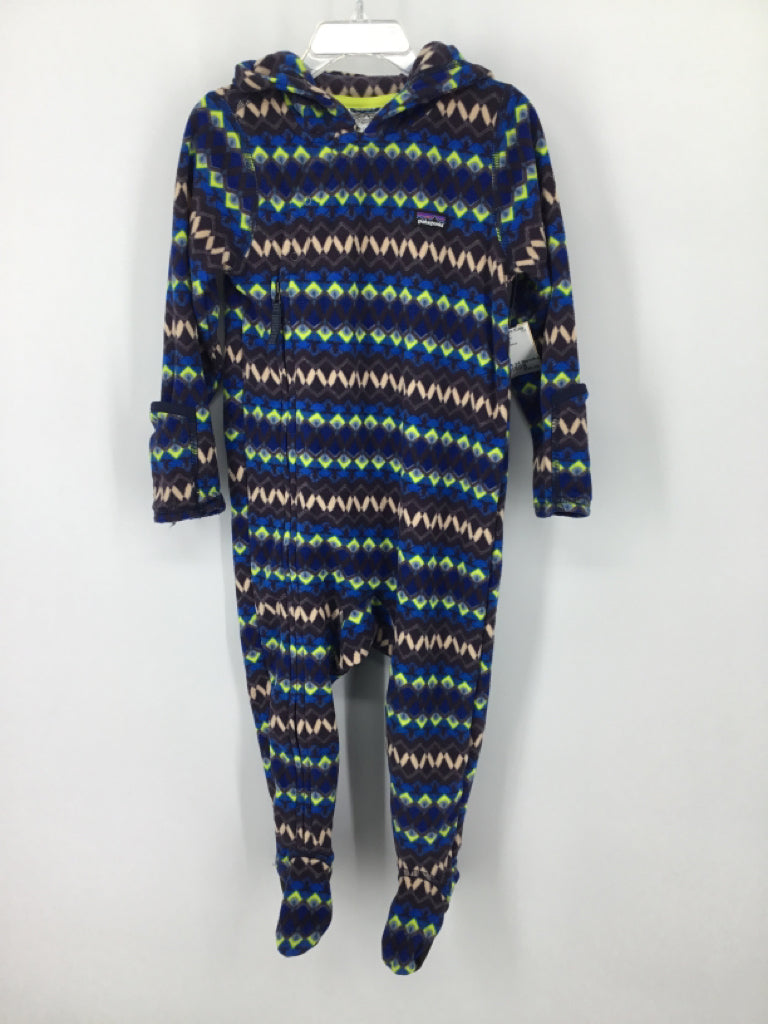 Patagonia Child Size 18-24 Months Blue Print Outerwear - boys