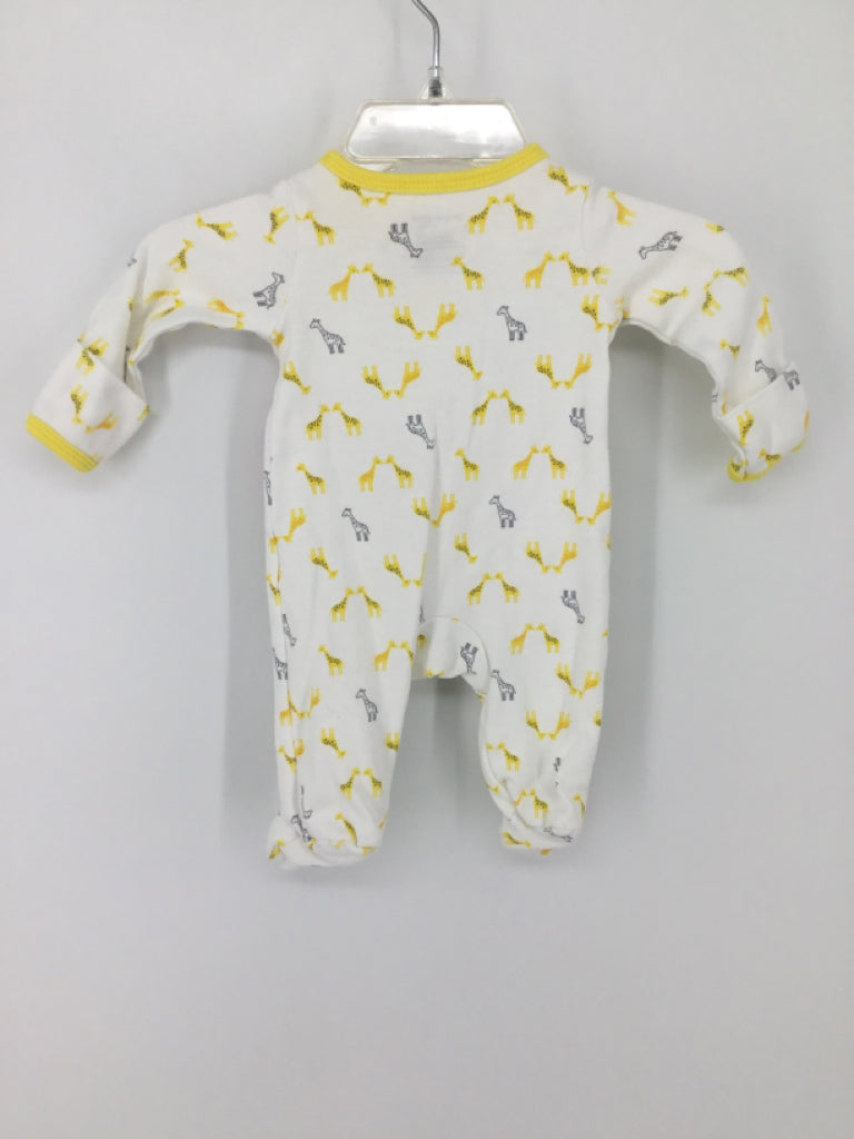 Simple Joys made by Carters Child Size Preemie Yellow Sleepers