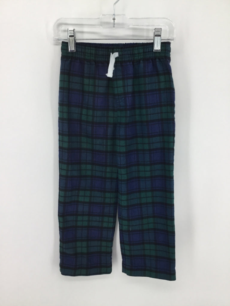 vineyard vines Child Size 5 Blue Plaid Pajamas - boys