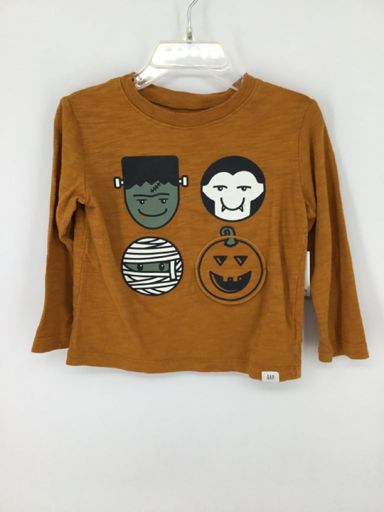 Baby Gap Child Size 2 Brown Halloween T-Shirt