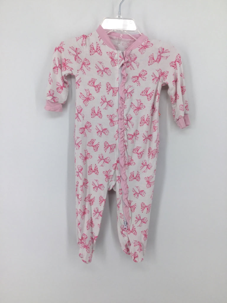 Milkberry Child Size 0-3 Months Pink Sleepers