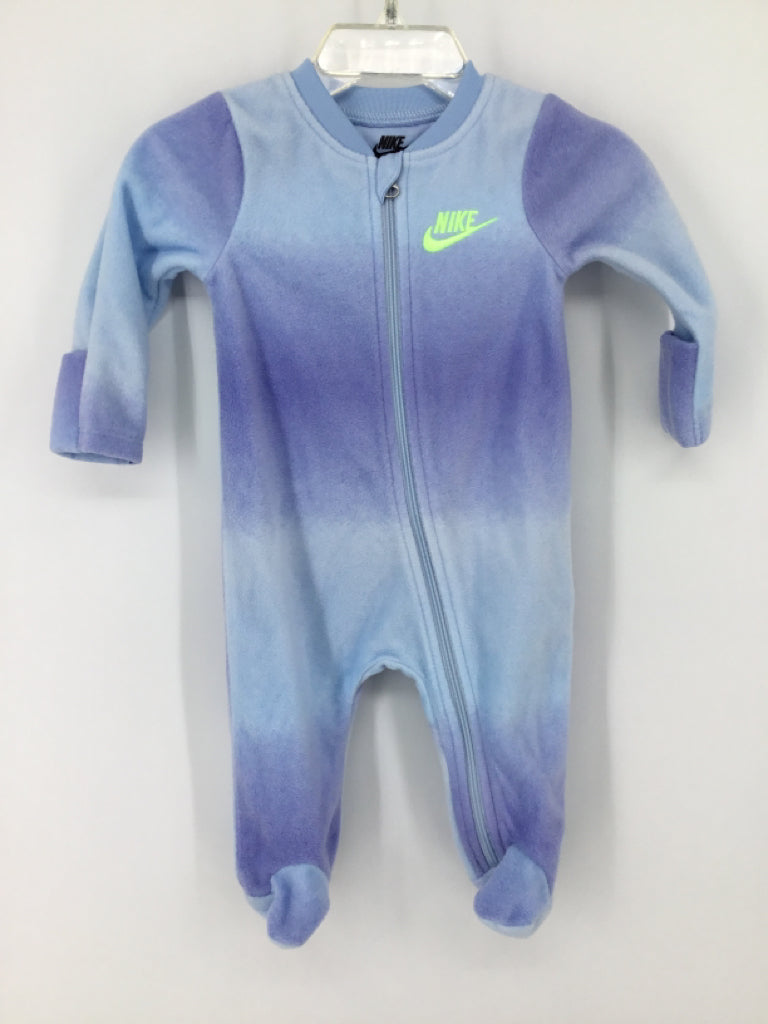 Nike Child Size 3 Months Blue Sleepers