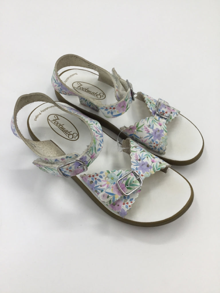 Footmates Child Size 10 Multi-Color Sandals/Flip Flops