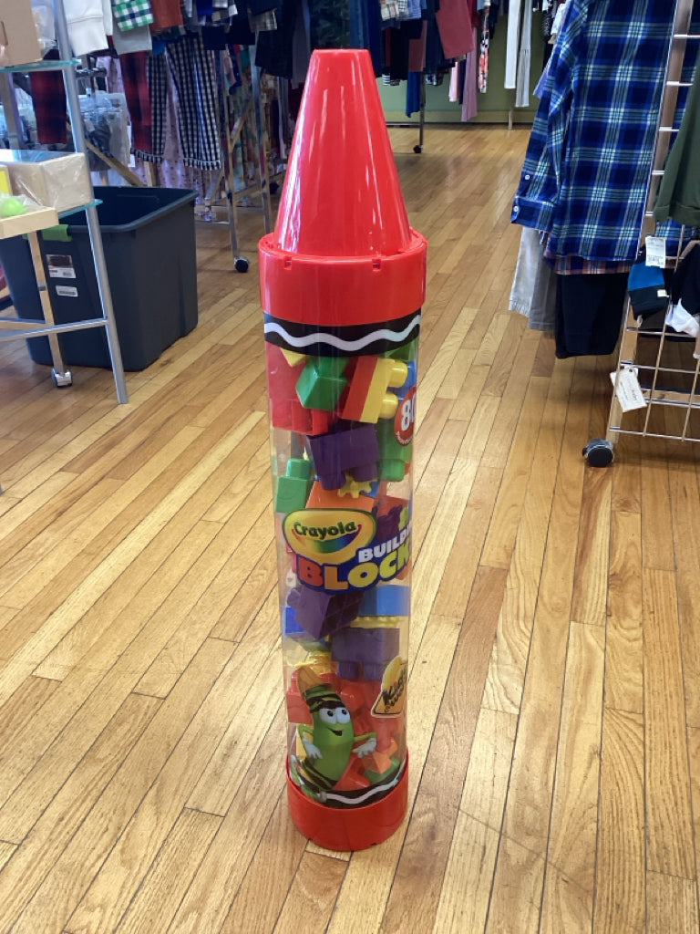 Crayola Building Blocks - approx 80 pc