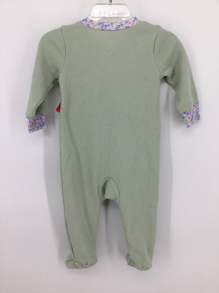 Just One You Made by Carters Child Size 6 Months Green Sleepers
