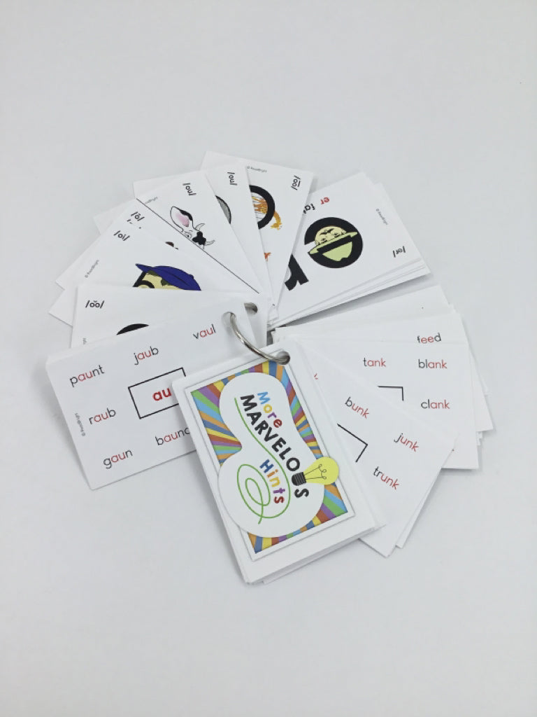 ReadBrights More Marvelous Hints Flashcards - Letter Combinations