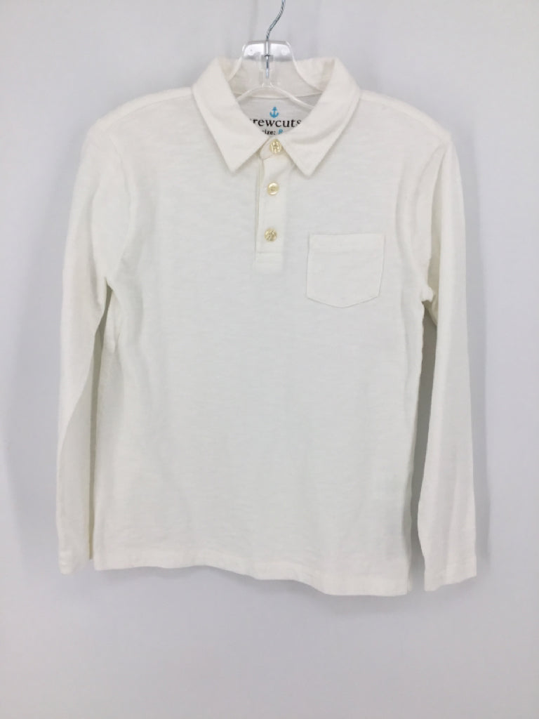 Crewcuts Child Size 8 White Solid Shirt - boys
