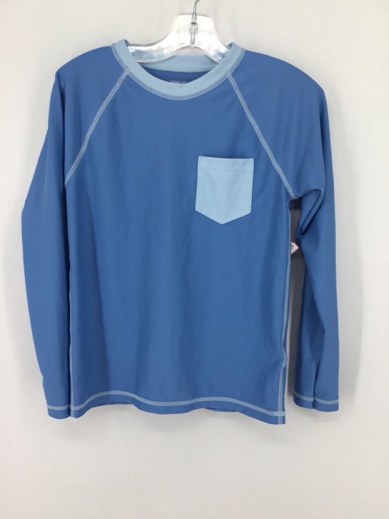 Crewcuts Child Size 8 Blue Solid Swimwear - boys