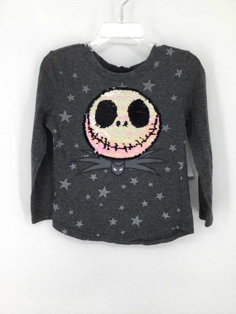 Disney Child Size 4 Gray Halloween T-Shirt
