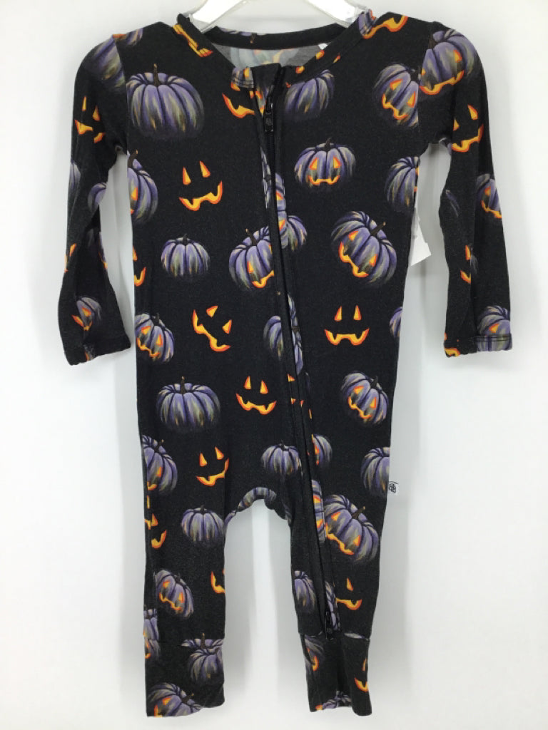 Little Bum Bums Child Size 6-9 Months Black Halloween Pajamas
