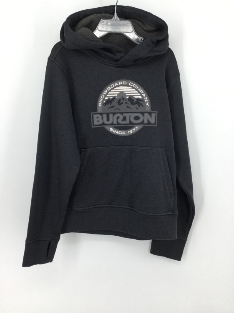Burton Child Size 5 Gray screen printed Sweatshirt - boys