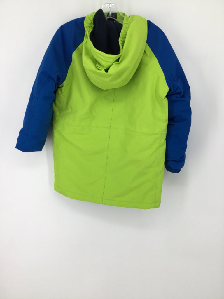 Lands' End Child Size 8 Green Solid Outerwear - boys