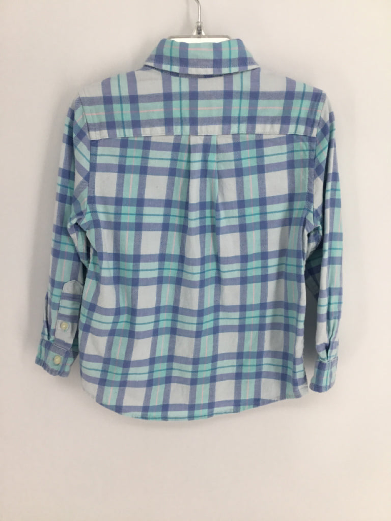 vineyard vines Child Size 3 Blue Plaid Shirt - boys