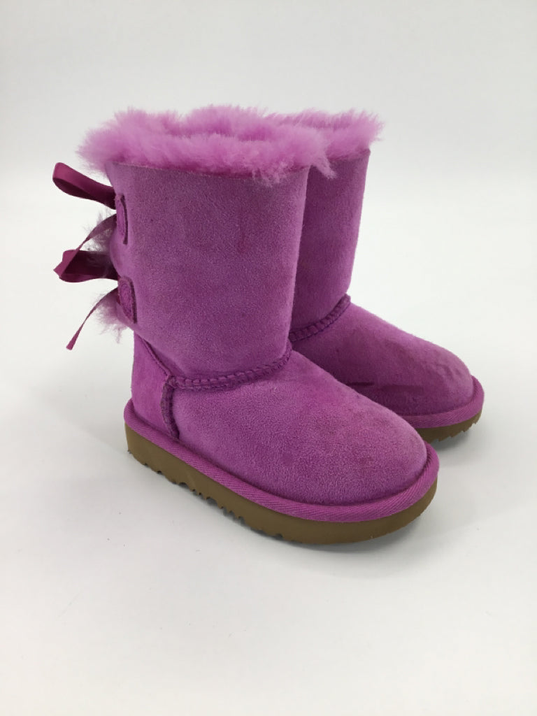 Ugg Child Size 7 Toddler Purple Boots