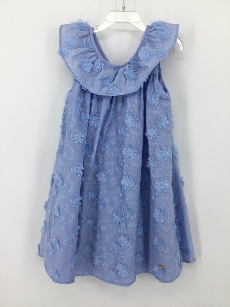 Tahari Child Size 6 Blue Dress - girls