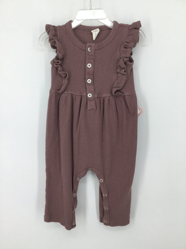 Kate Quinn Organics Child Size 12-18 Months Purple Outfit - girls