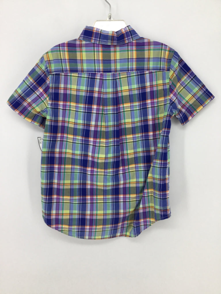 Ralph Lauren Child Size 6 Multi-Color Plaid Shirt - boys