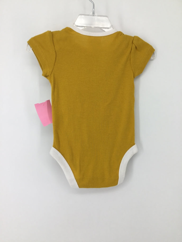 Rivalry Threads Child Size 3-6 Months Yellow Onesie