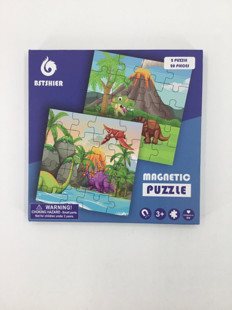 Bstshier Dinosaur Magnetic Puzzle Book