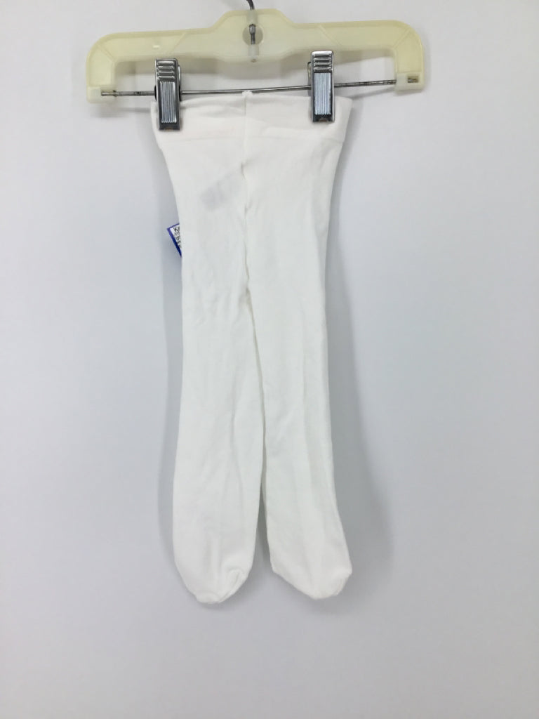 brandless Child Size 12-24 Months White Tights - girls