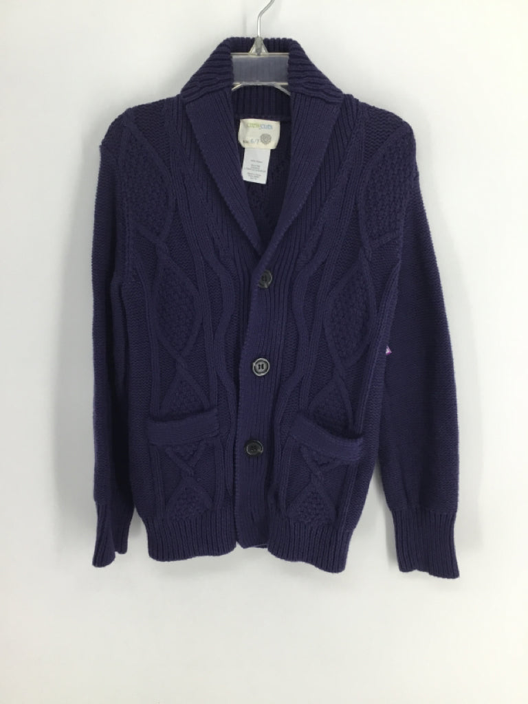 Crewcuts Child Size 6 Navy Solid Sweater - boys