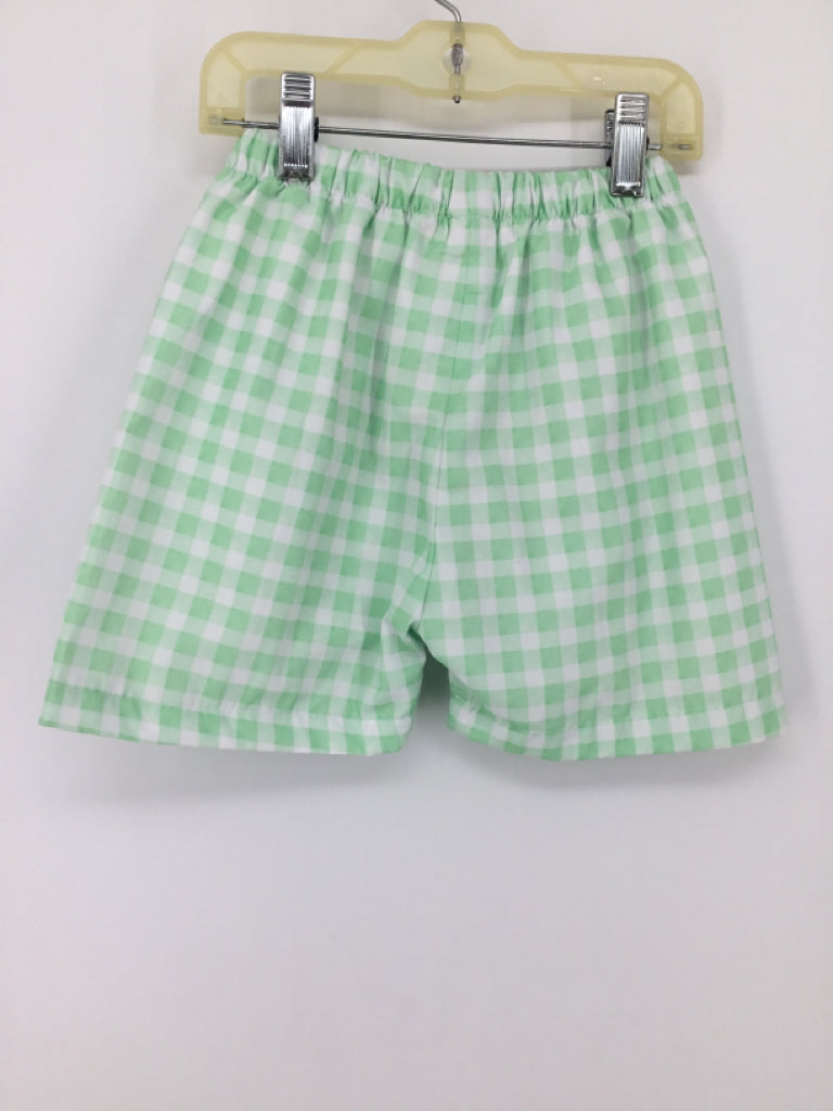 Eliza James Child Size 6 Green Gingham Shorts - boys