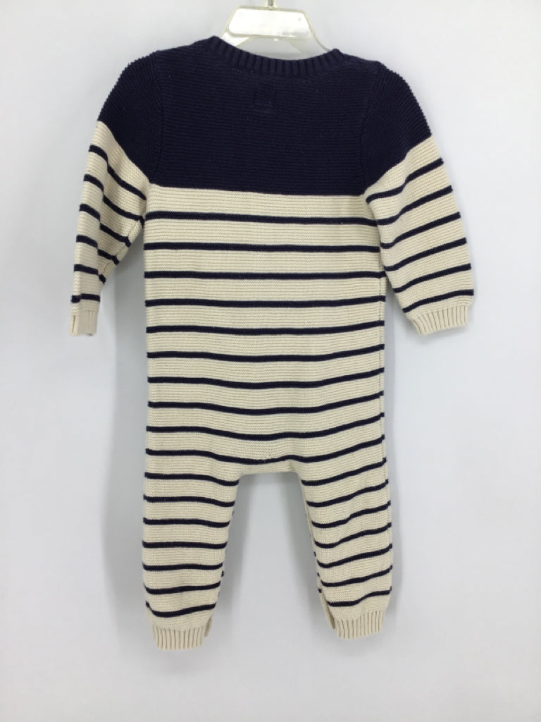 Baby Gap Child Size 12-18 Months Navy Stripe Outfit - boys