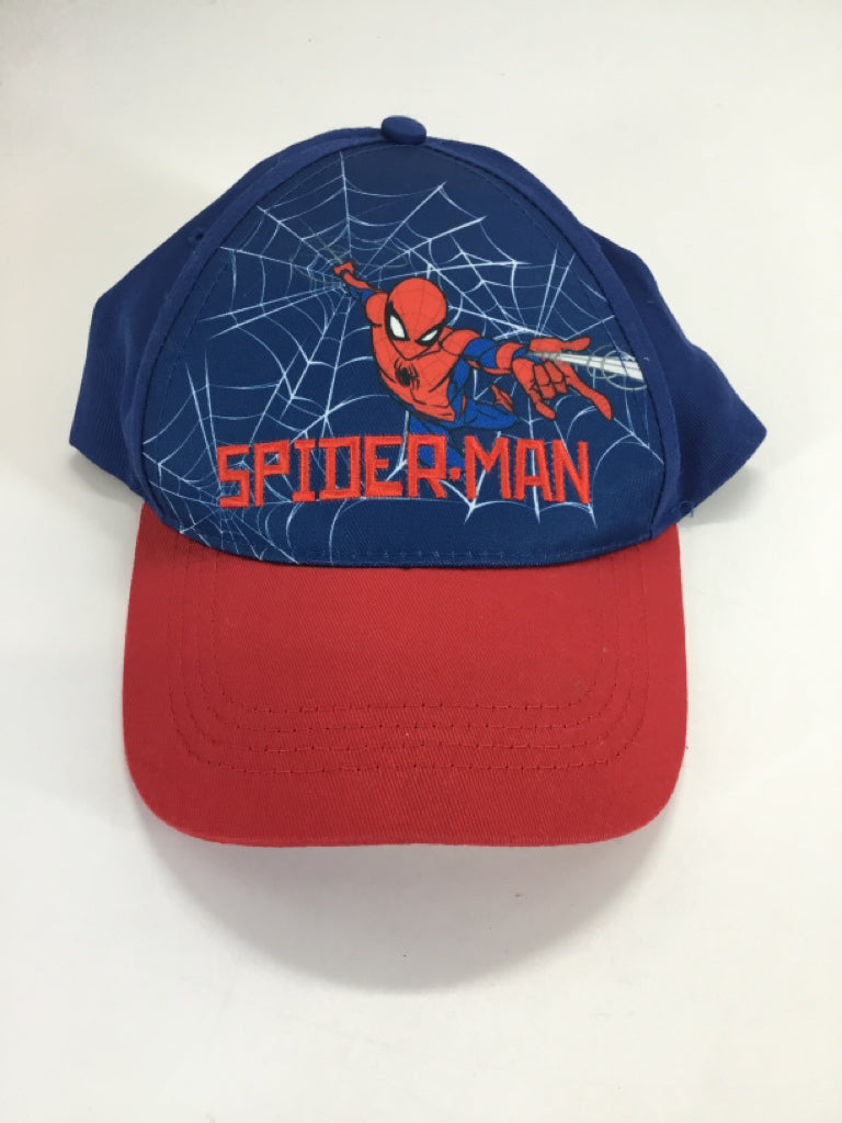 Marvel Child Size One Size Blue Checkered Hats - boys