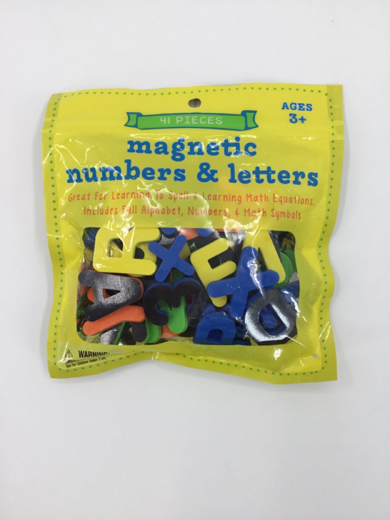Magnetic Numbers & Letters 41 pcs
