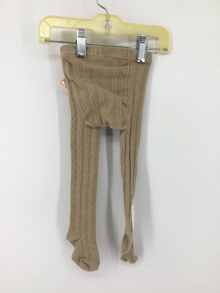 The Little Stocking Co. Child Size 6-12 Months Tan Tights - girls