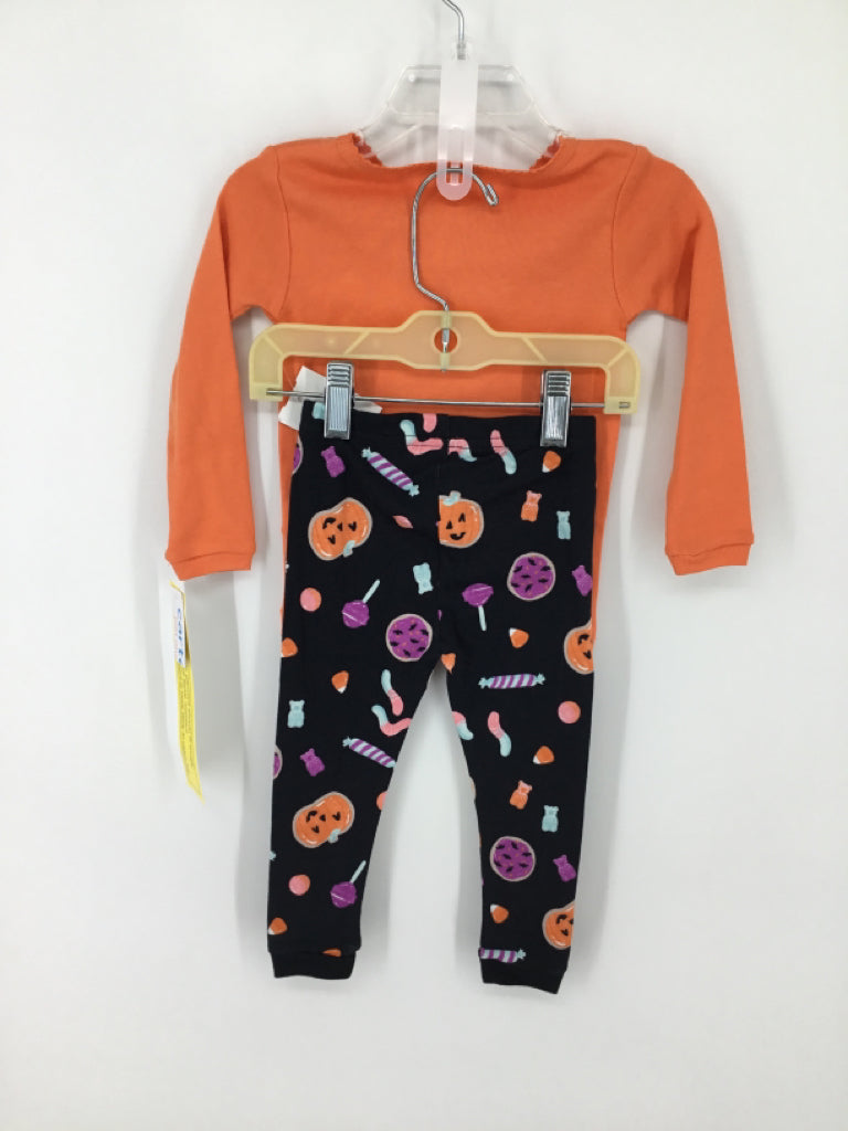 Just One You Made by Carters Child Size 12 Months Orange Halloween Outfit