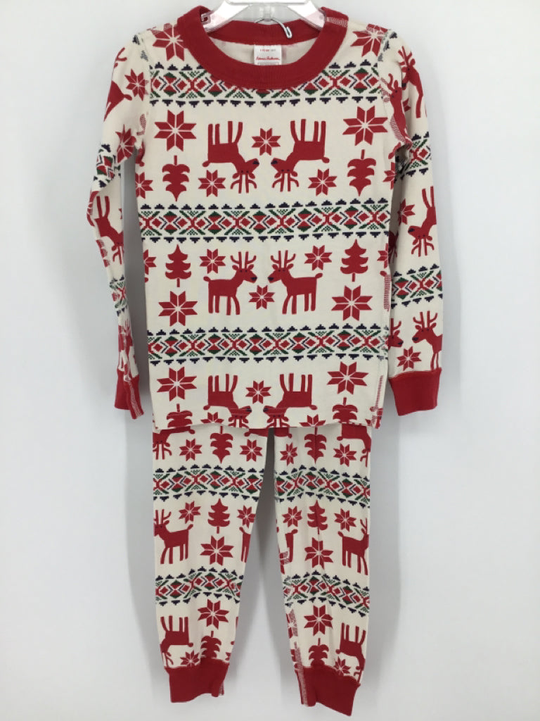 Hanna Andersson Child Size 5 Red Christmas Pajamas