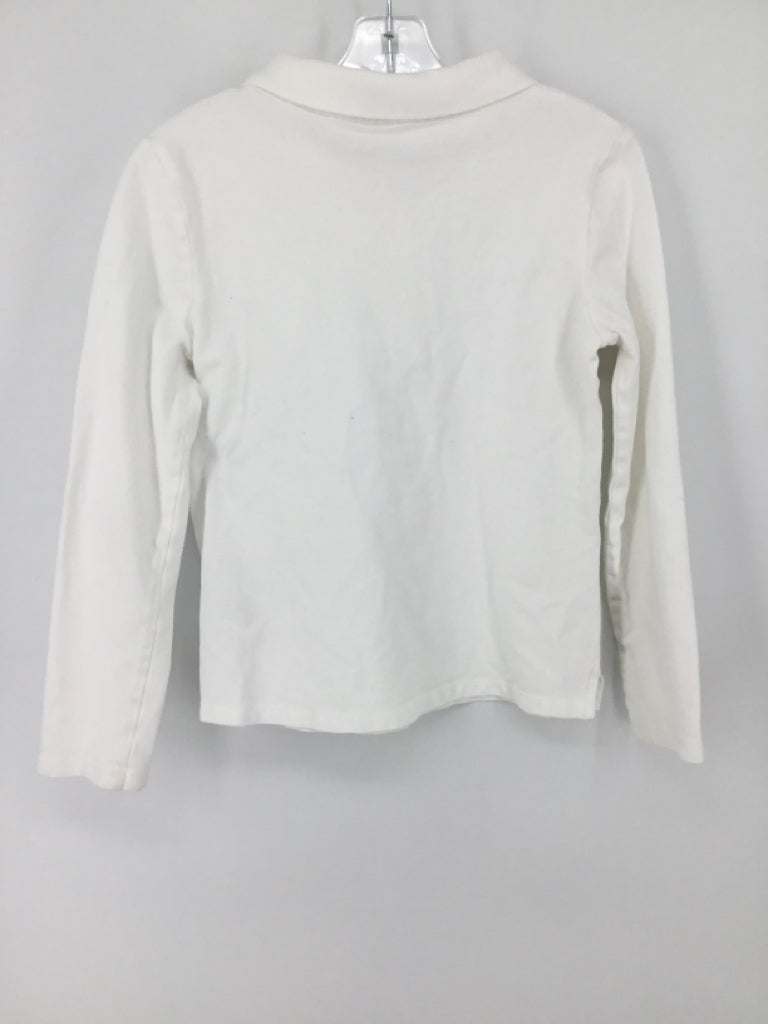 Gap Kids Child Size 10 White Solid Shirt - boys